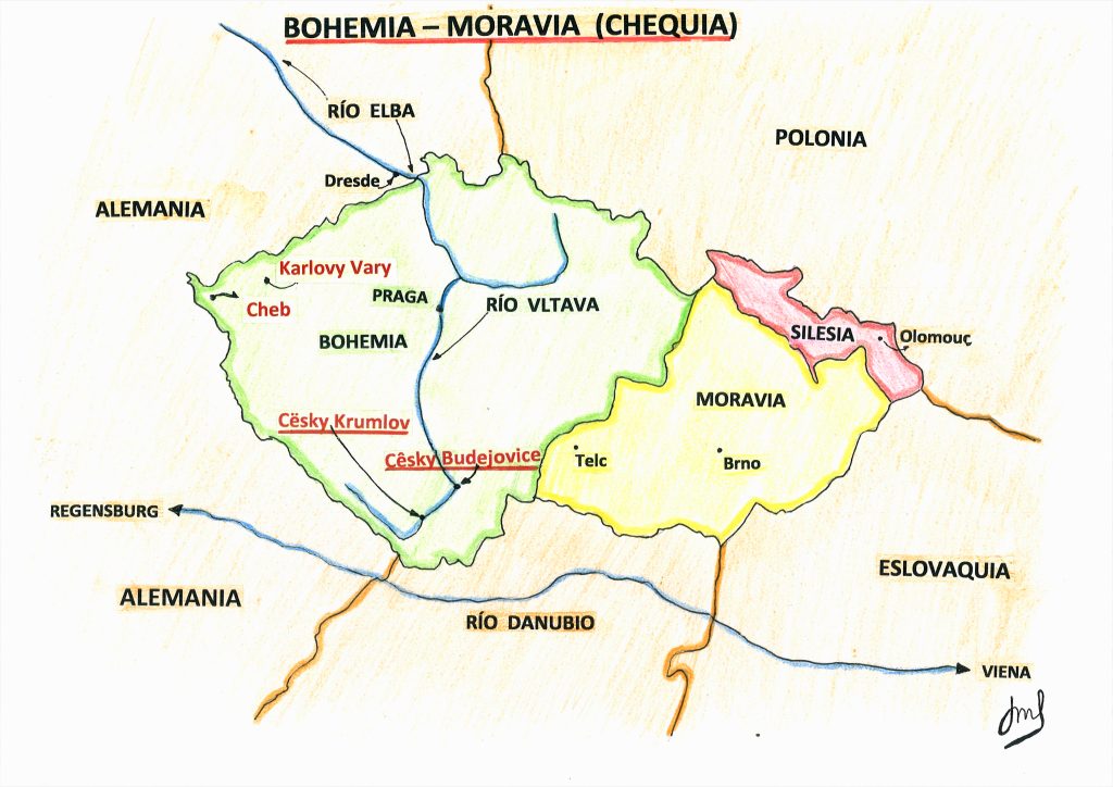20 Mapa-Bohemia-Chequia