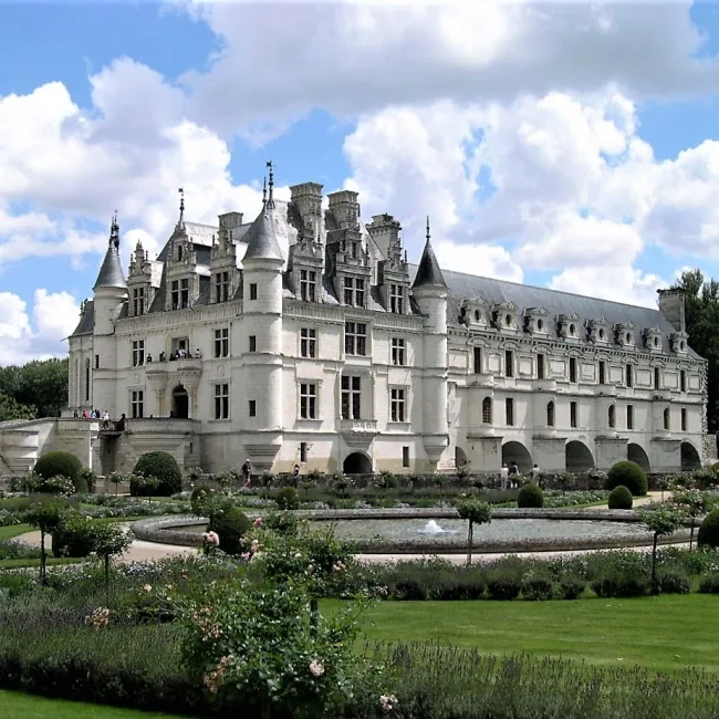 0A Castillo Chenonceau.Koira-Francia